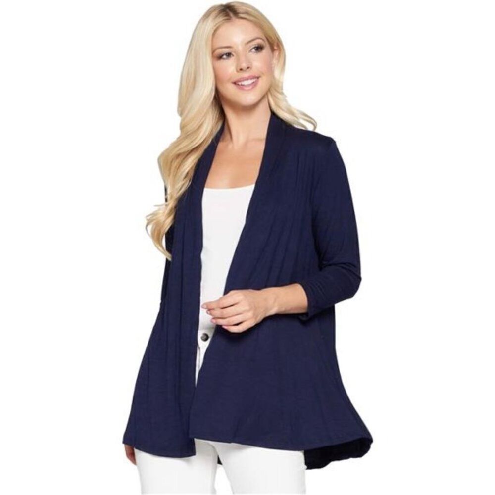 Pure Energy Women's Deep Blue Cardigan